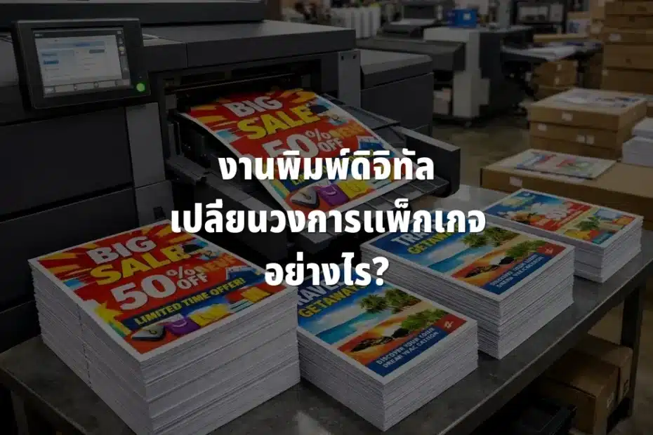 งานพิมพ์ดิจิทัล