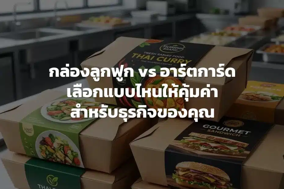 วัสดุทำกล่องบรรจุภัณฑ์