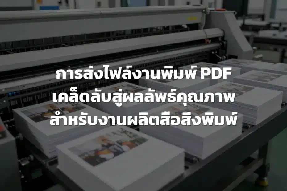 การส่งไฟล์งานพิมพ์