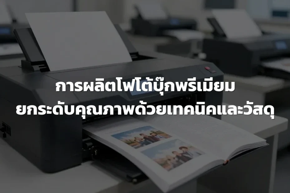 การผลิตโฟโต้บุ๊กพรีเมียม