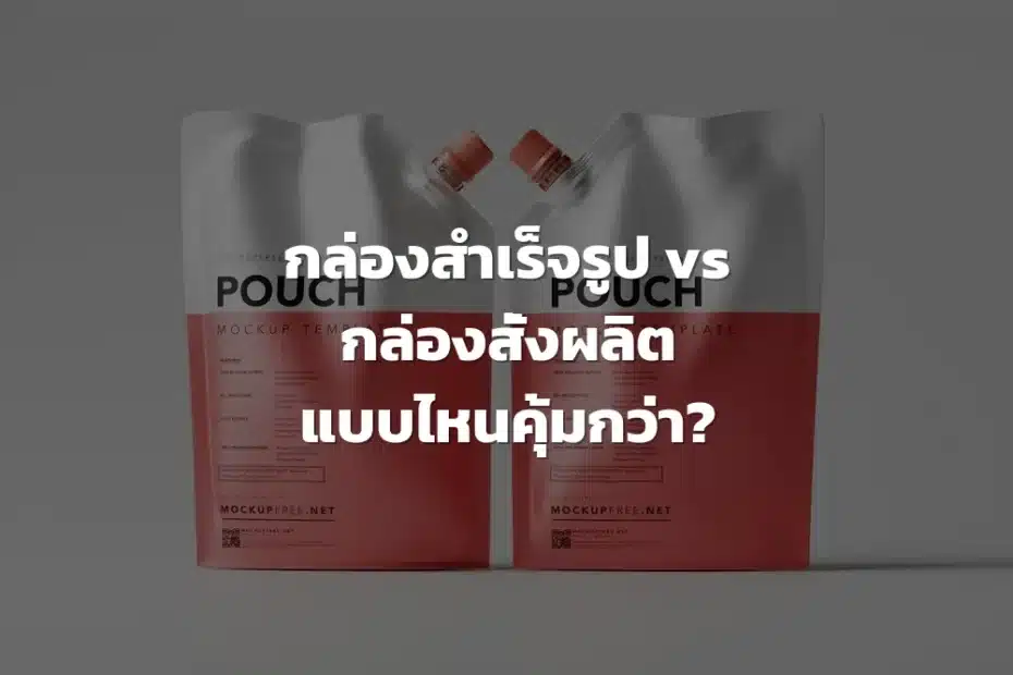 รับผลิตกล่องบรรจุภัณฑ์