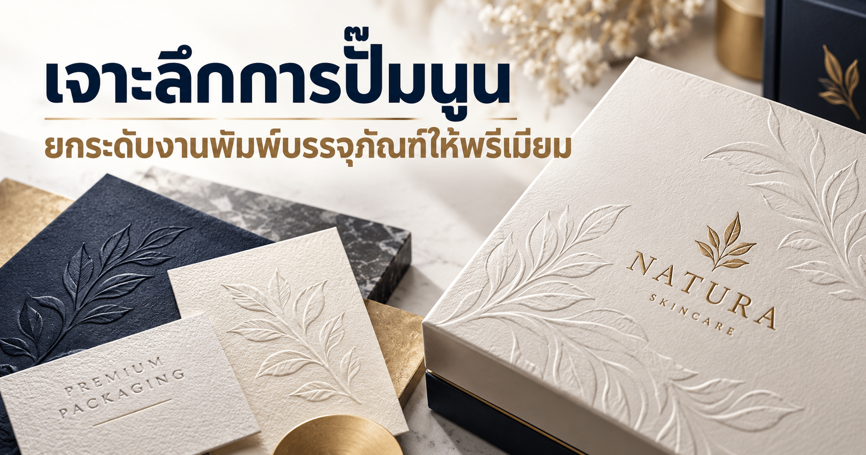 เจาะลึกการปั๊มนูน ยกระดับงานพิมพ์บรรจุภัณฑ์ให้พรีเมียม