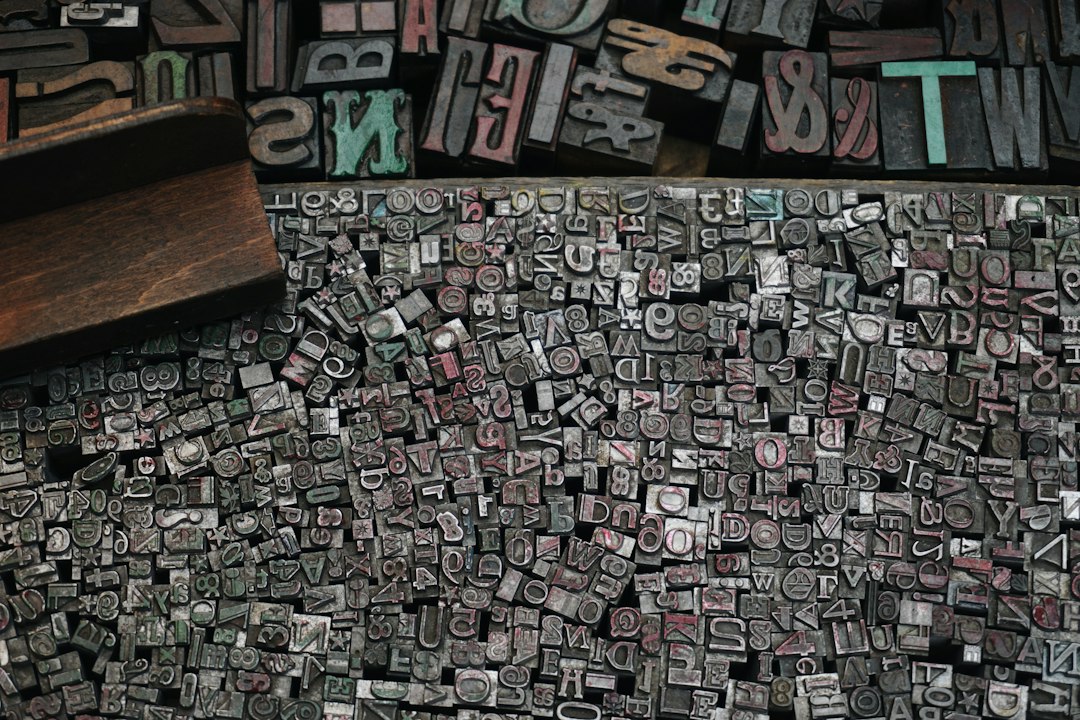 a large number of different type of letters